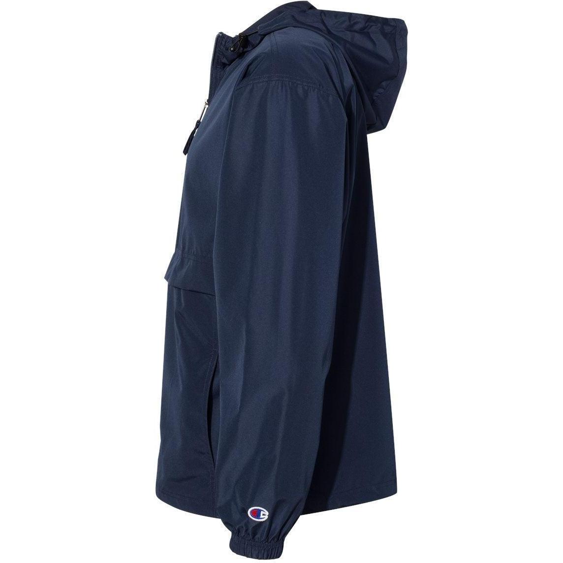 no-logo Champion Packable Quarter-Zip Jacket-Men's Jackets-Champion-Thread Logic
