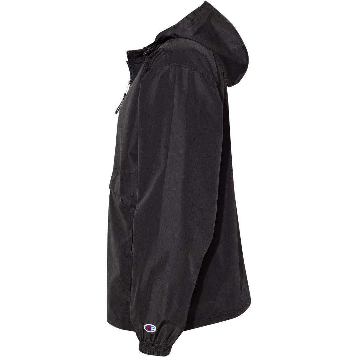 no-logo Champion Packable Quarter-Zip Jacket-Men's Jackets-Champion-Thread Logic