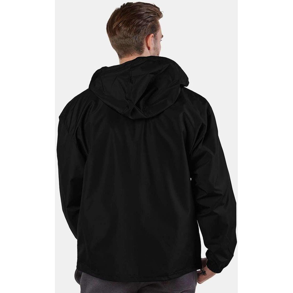 no-logo Champion Packable Quarter-Zip Jacket-Men's Jackets-Champion-Thread Logic