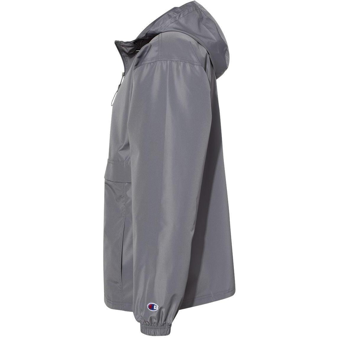 no-logo Champion Packable Quarter-Zip Jacket-Men's Jackets-Champion-Thread Logic