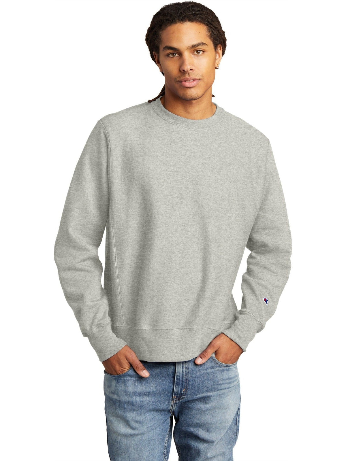 Champion S149 Crewneck Sweater with Custom Embroidery