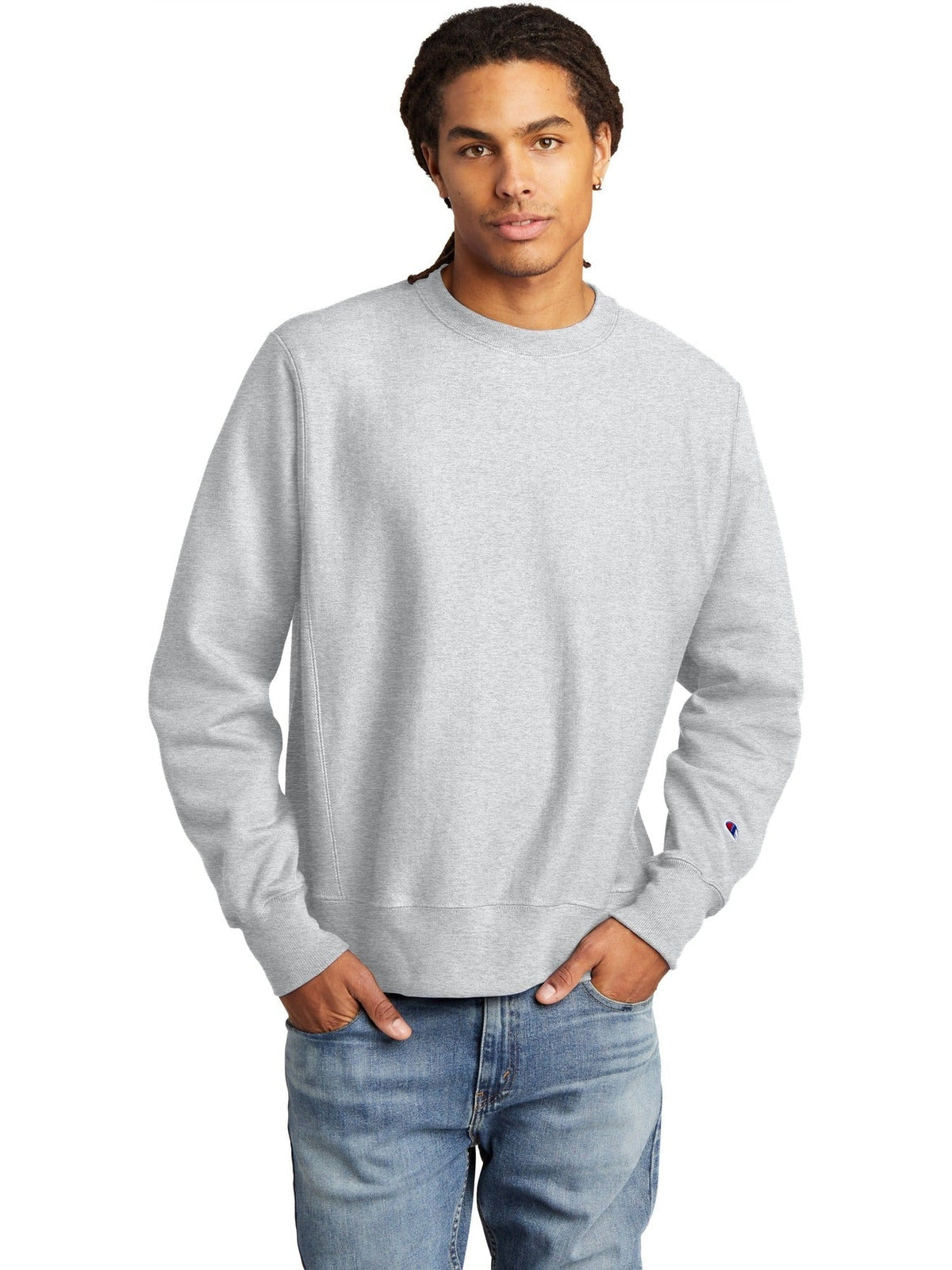 Champion S149 Crewneck Sweater with Custom Embroidery