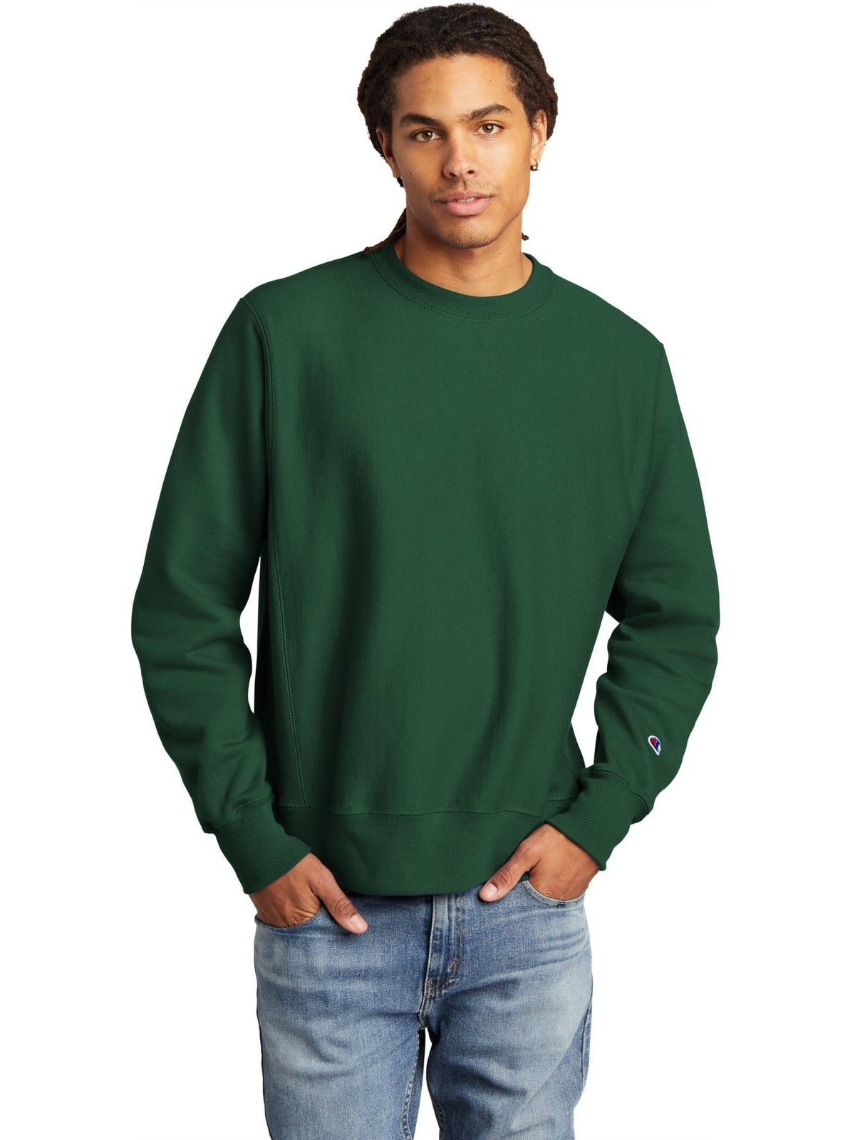 Champion S149 Crewneck Sweater with Custom Embroidery