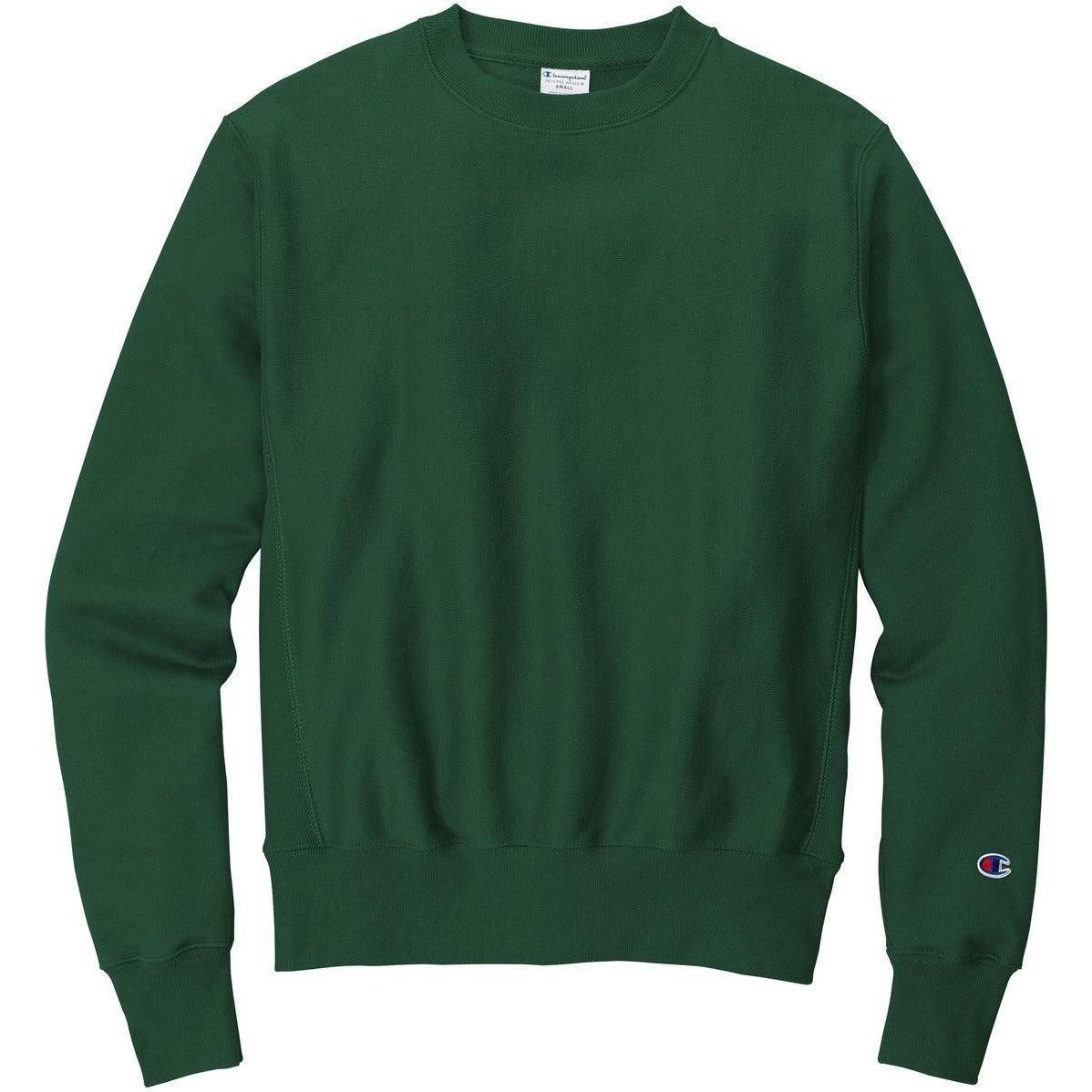 no-logo Champion Reverse Weave Crewneck-Crewnecks-Champion-Dark Green-S-Thread Logic