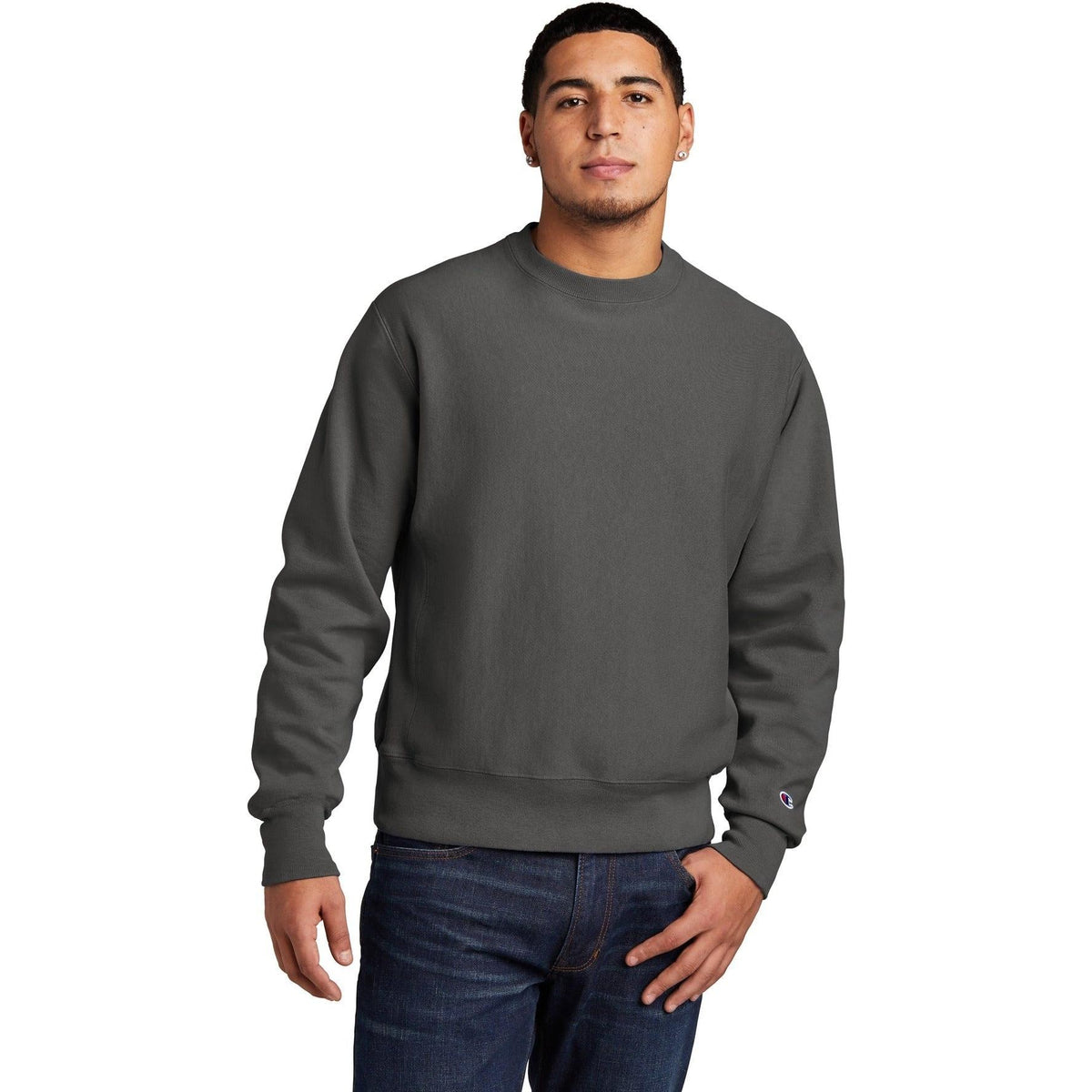 no-logo Champion Reverse Weave Garment-Dyed Crewneck Sweatshirt-Regular-Champion-Thread Logic