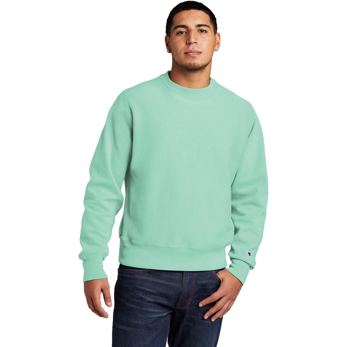 no-logo Champion Reverse Weave Garment-Dyed Crewneck Sweatshirt-Regular-Champion-Thread Logic