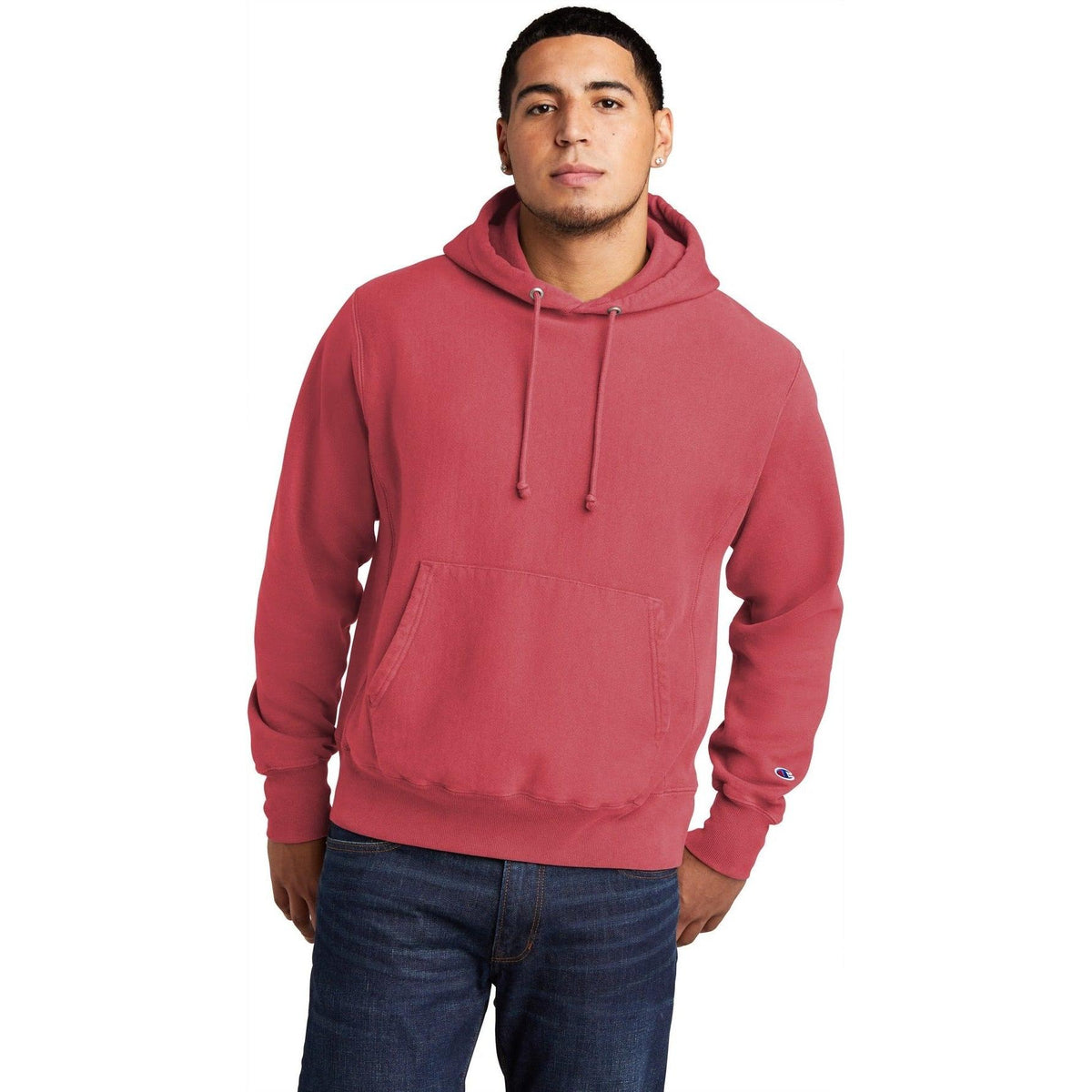 no-logo Champion Reverse Weave Garment-Dyed Hooded Sweatshirt-Regular-Champion-Thread Logic