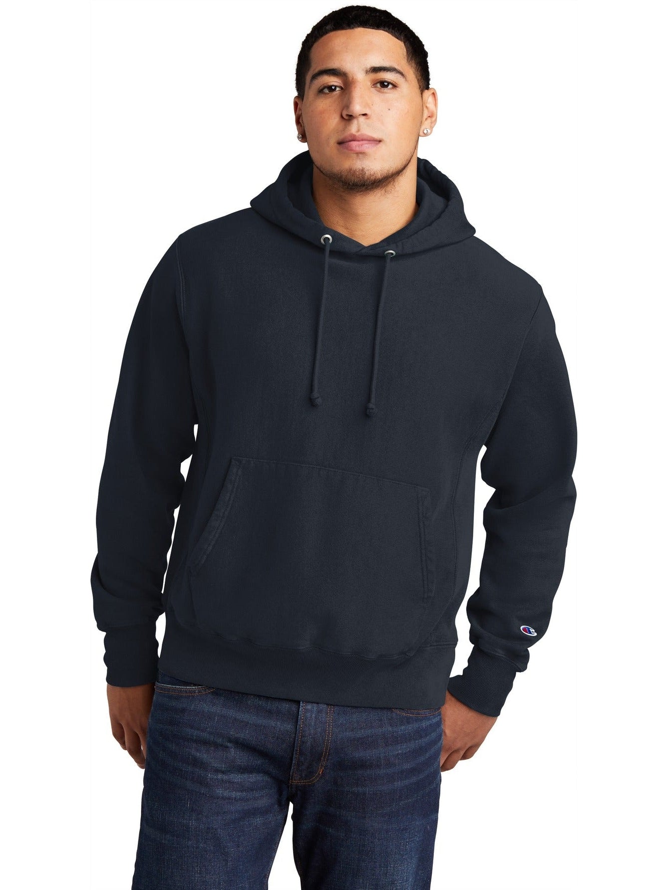 no-logo Champion Reverse Weave Garment-Dyed Hooded Sweatshirt-Regular-Champion-Thread Logic