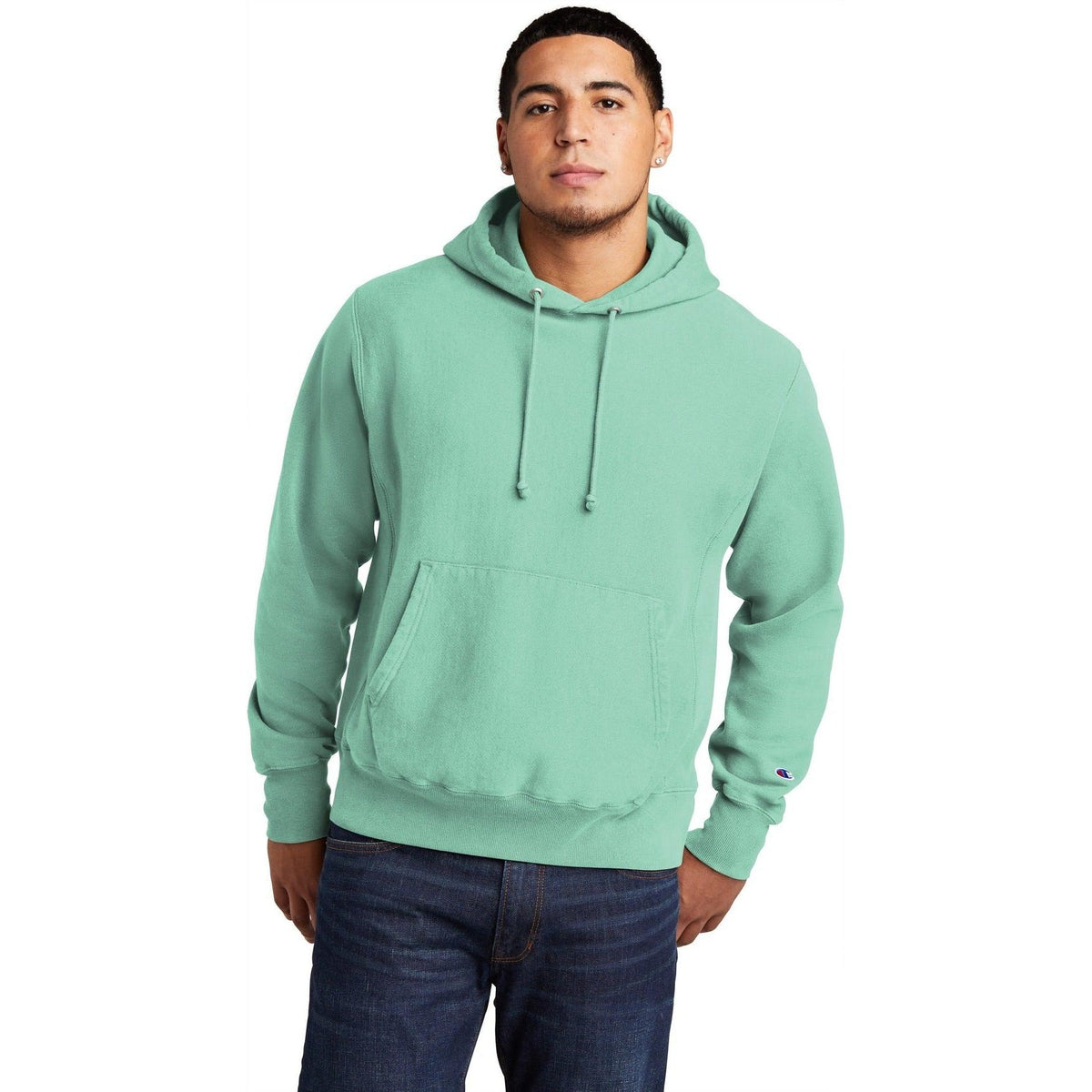 no-logo Champion Reverse Weave Garment-Dyed Hooded Sweatshirt-Regular-Champion-Thread Logic