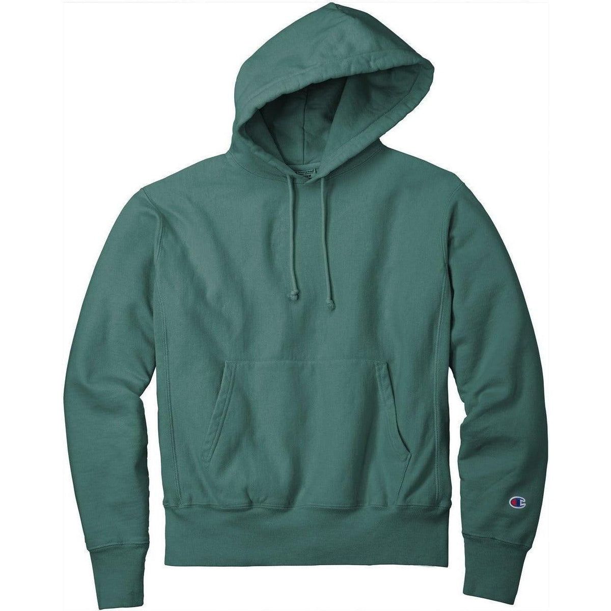 no-logo Champion Reverse Weave Garment-Dyed Hooded Sweatshirt