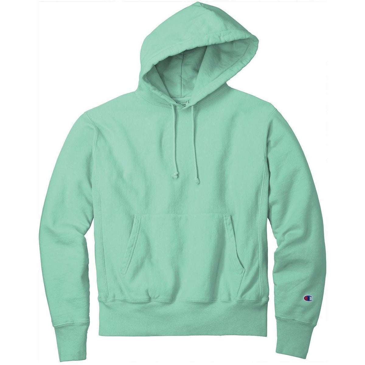 no-logo Champion Reverse Weave Garment-Dyed Hooded Sweatshirt