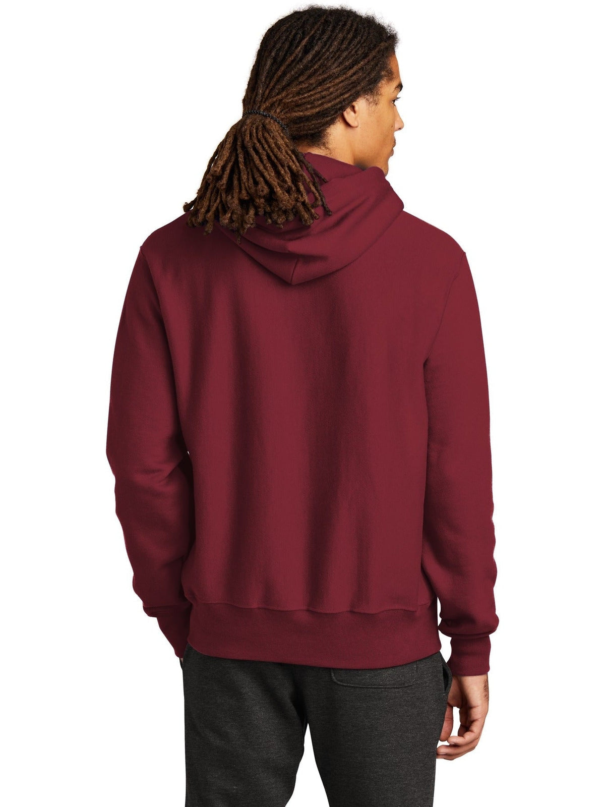 Maroon champion reverse weave hoodie best sale