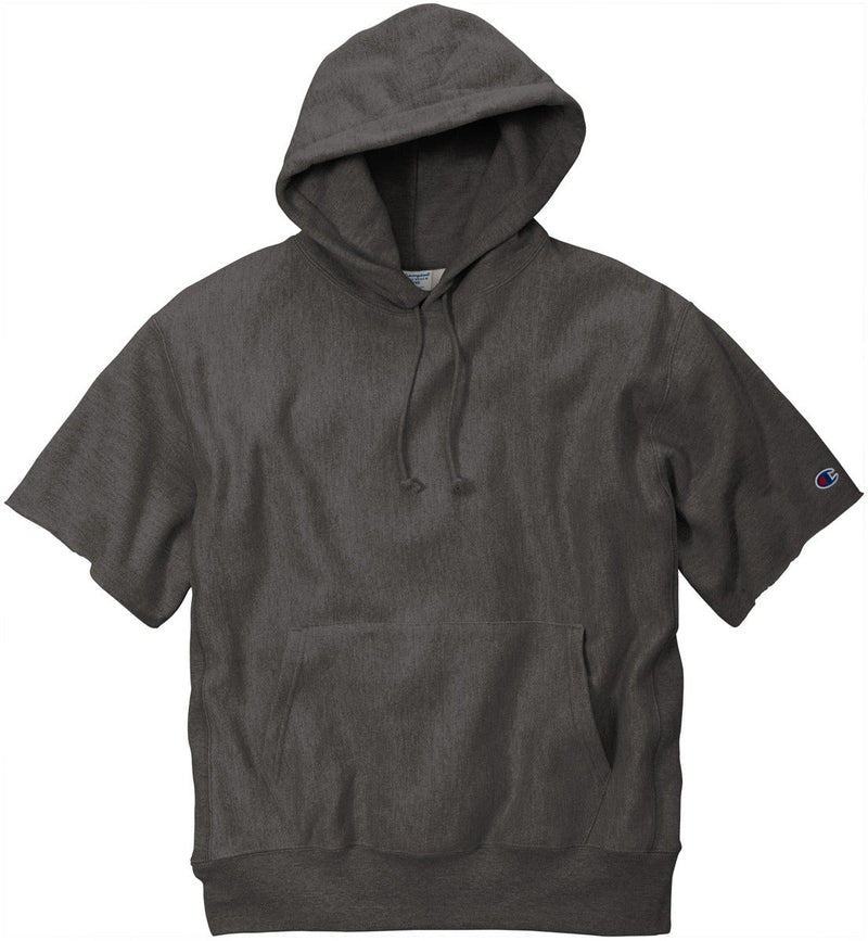 Champion Reverse Weave Short Sleeve Hooded Sweatshirt