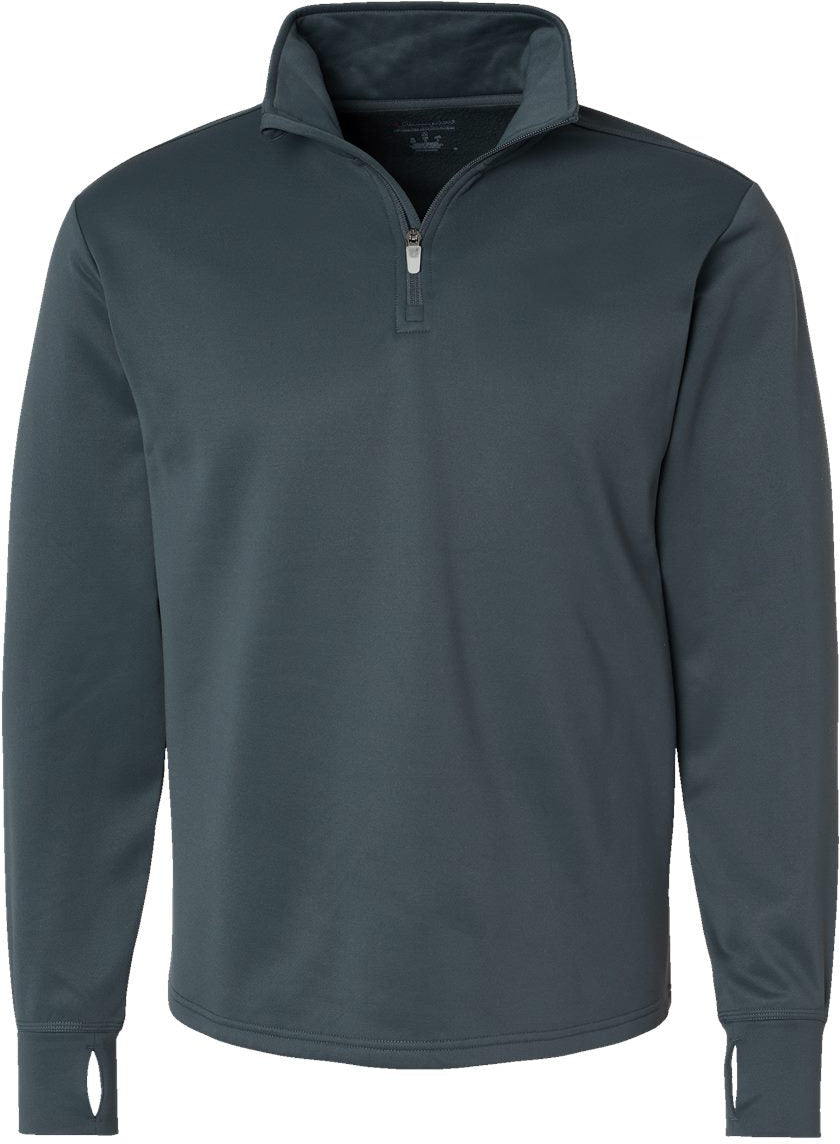 Champion Sport Quarter-Zip Pullover-Apparel-Champion-Stealth-S-Thread Logic