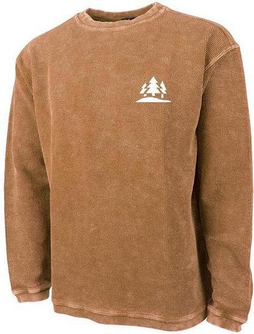 Men’s Camden Crew Neck Sweatshirt – 100% Cotton, Garment-Dyed & Snow Washed, Super Soft