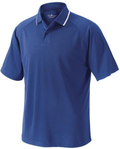 no-logo OUTLET-Charles River Classic Solid Wicking Polo-Men's Polos-Charles River-Royal-S-Thread Logic