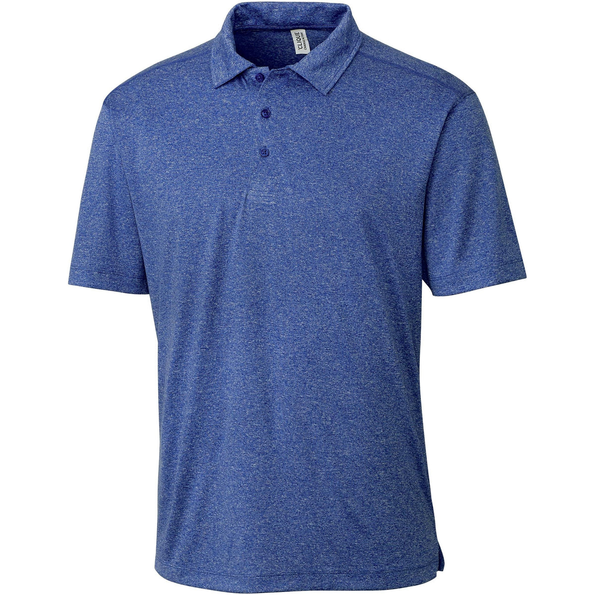 logo-left Clique Charge Active Polo-Men's Polos-Clique-Blue Heather-S-Thread Logic