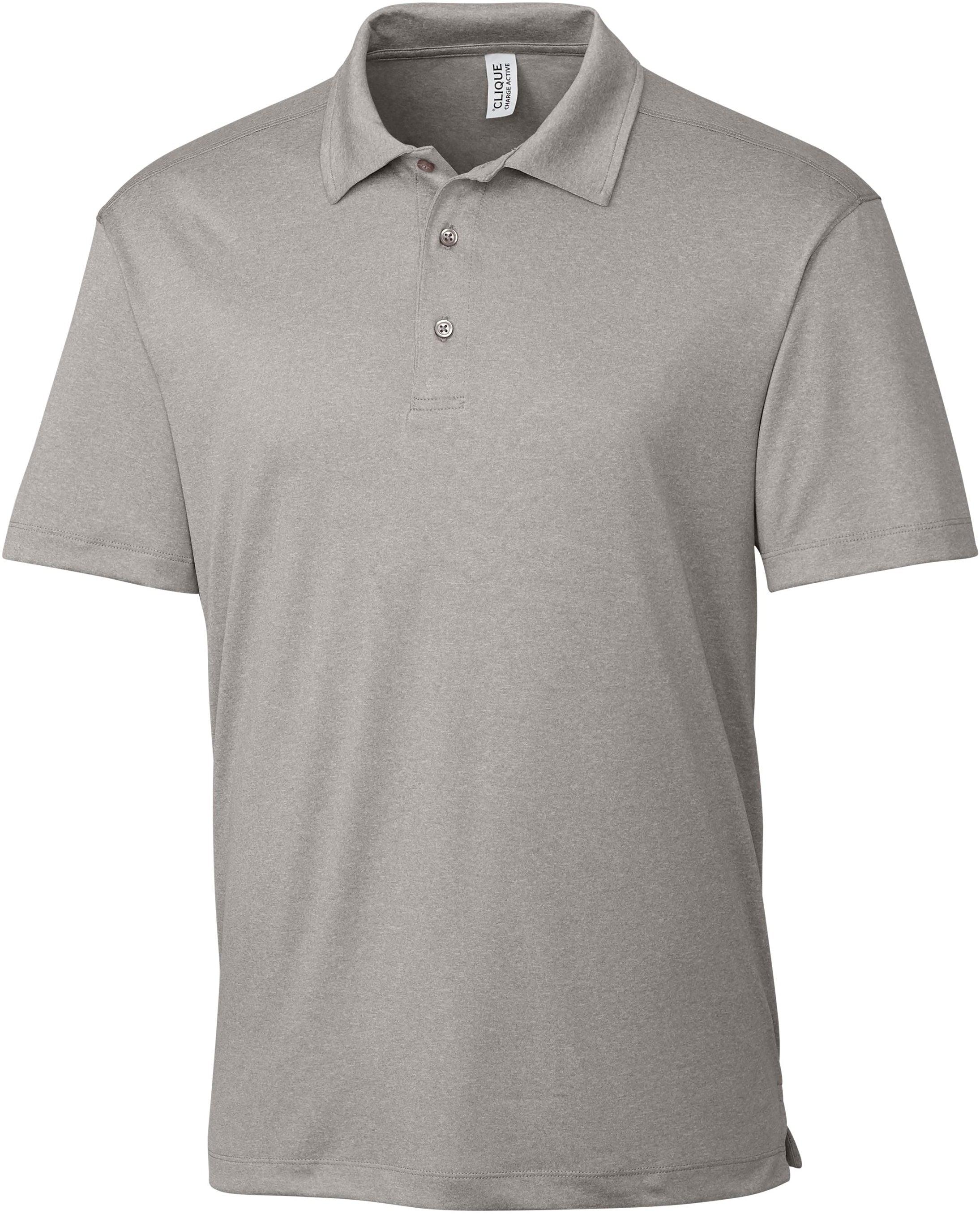 Clique Charge Active Polo with Embroidery | MQK00096
