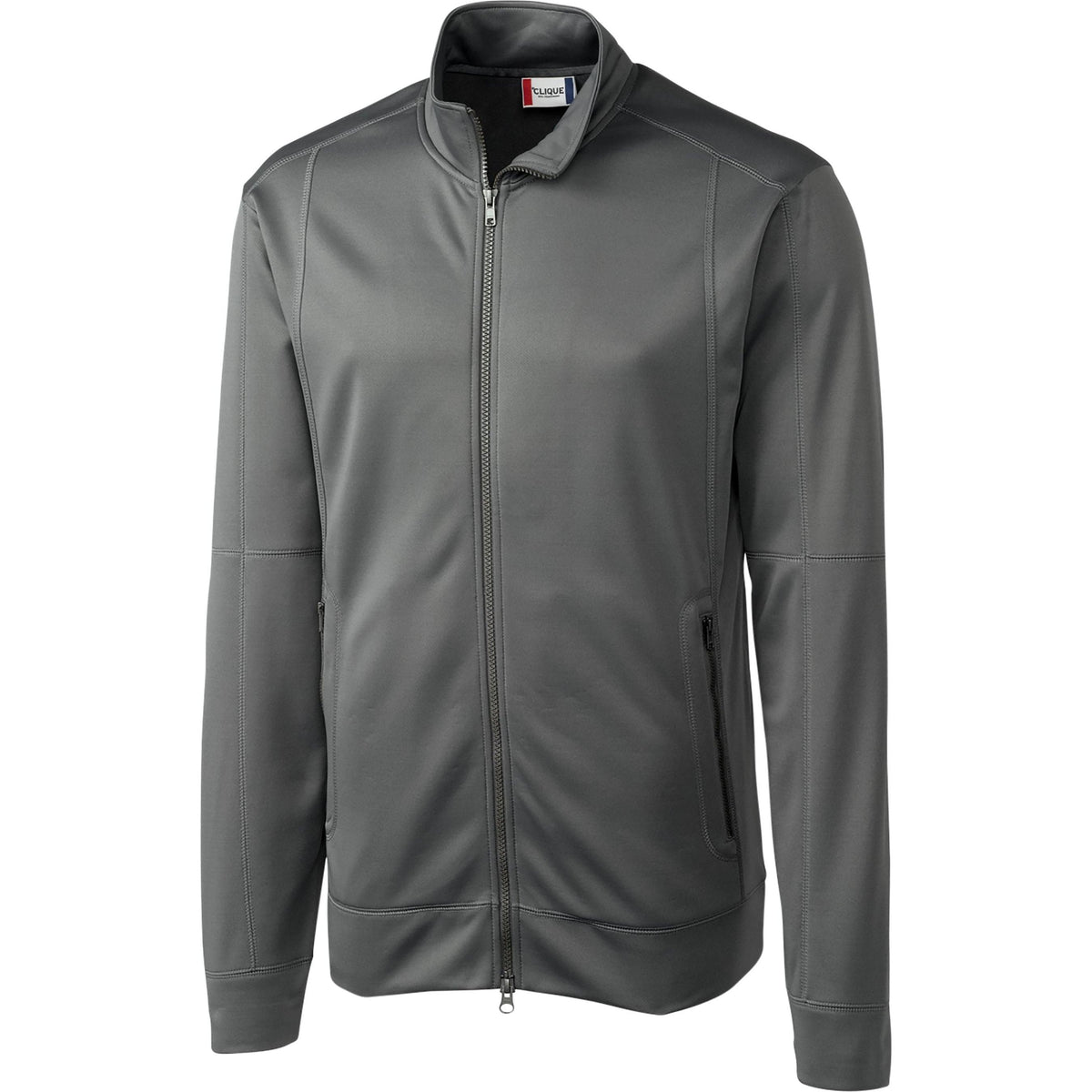 no-logo Clique Helsa Full Zip-Men's Jackets-Clique-Titan-S-Thread Logic