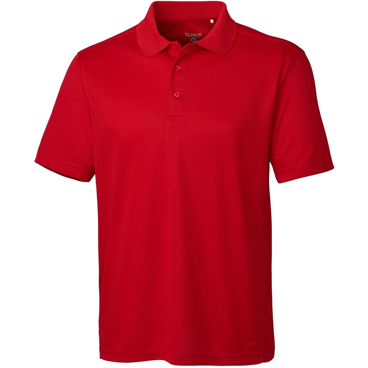 no-logo Clique Ice Pique Polo-Men's Polos-Clique-Red-S-Thread Logic
