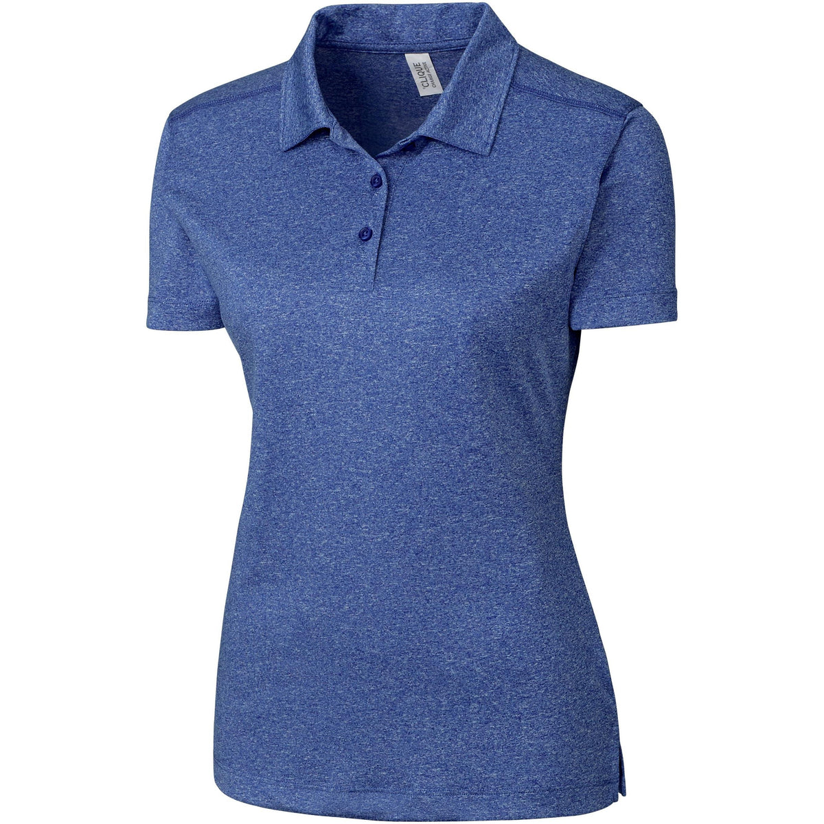 no-logo Clique Women's Charge Active Polo-Ladies Polos-Clique-Blue Heather-XS-Thread Logic
