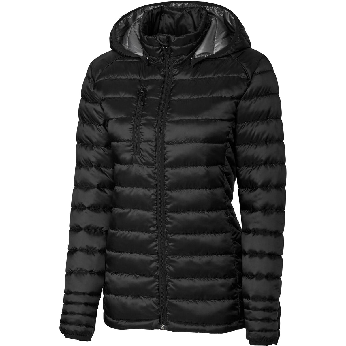 no-logo Clique Women's Hudson Jacket-Ladies Jackets-Clique-Black-XS-Thread Logic