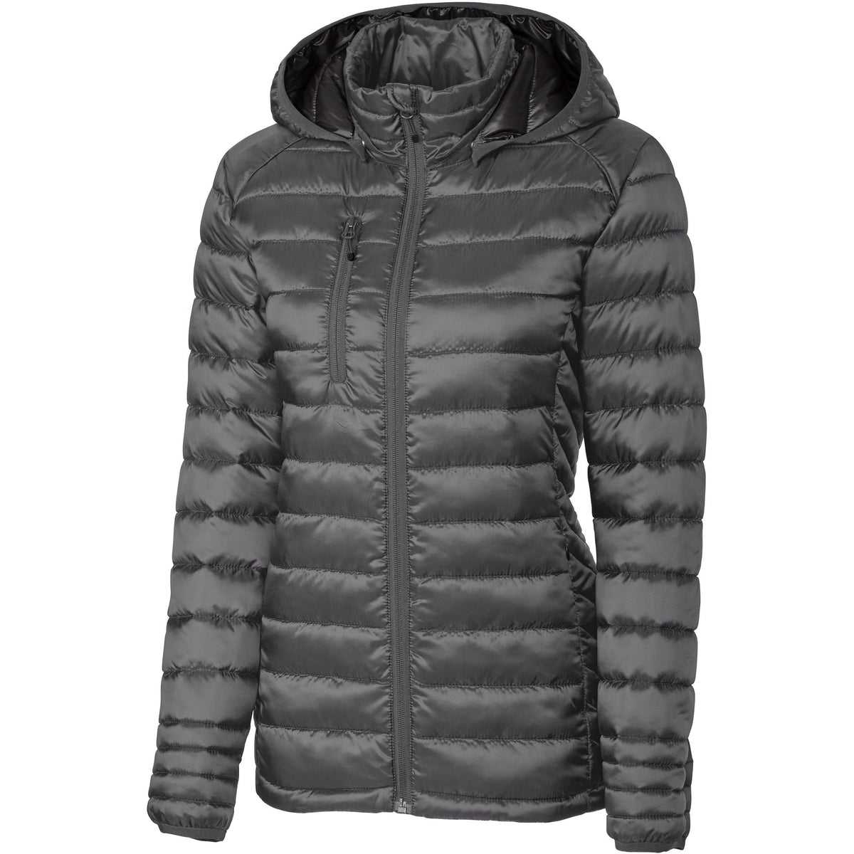 no-logo Clique Women's Hudson Jacket-Ladies Jackets-Clique-Grey-XS-Thread Logic