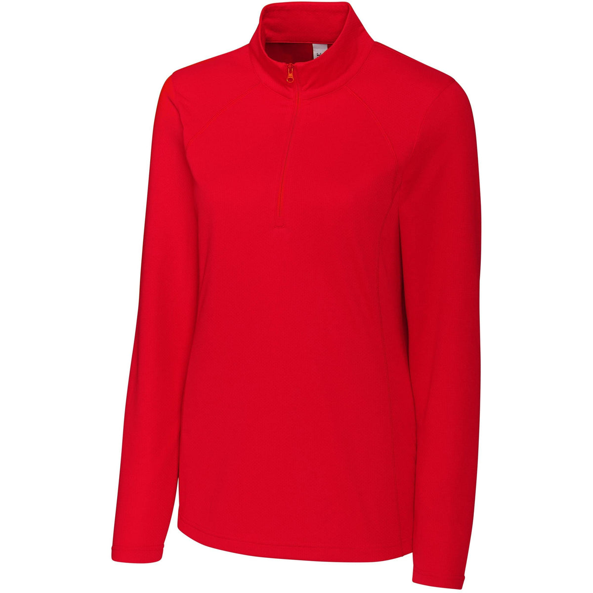 no-logo Clique Women's Ice Half Zip-Quarter Zips-Clique-Red-XS-Thread Logic