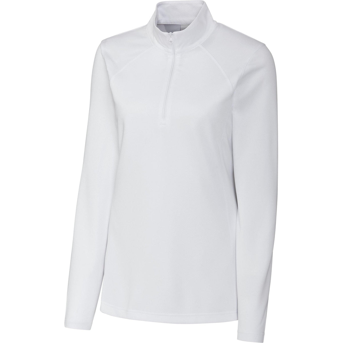 no-logo Clique Women's Ice Half Zip-Quarter Zips-Clique-White-XS-Thread Logic