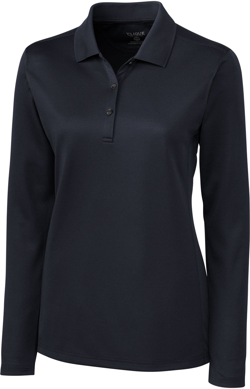 Clique Ladies Long Sleeve Ice Lady Pique Polo