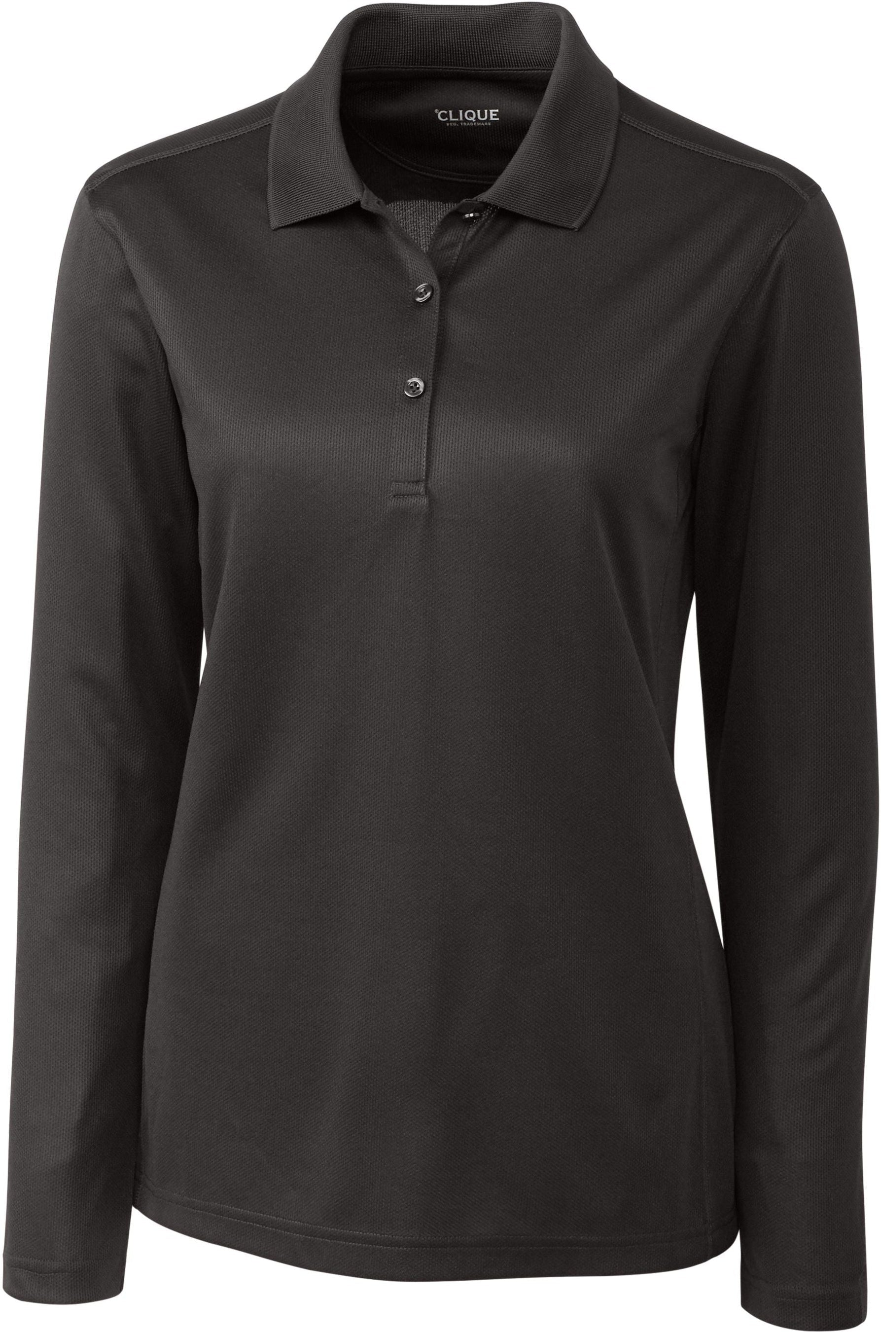 Clique Ladies Long Sleeve Ice Lady Pique Polo