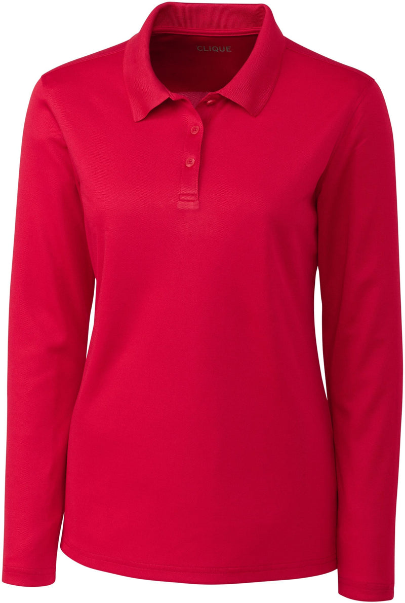 Clique Ladies Long Sleeve Spin Polo