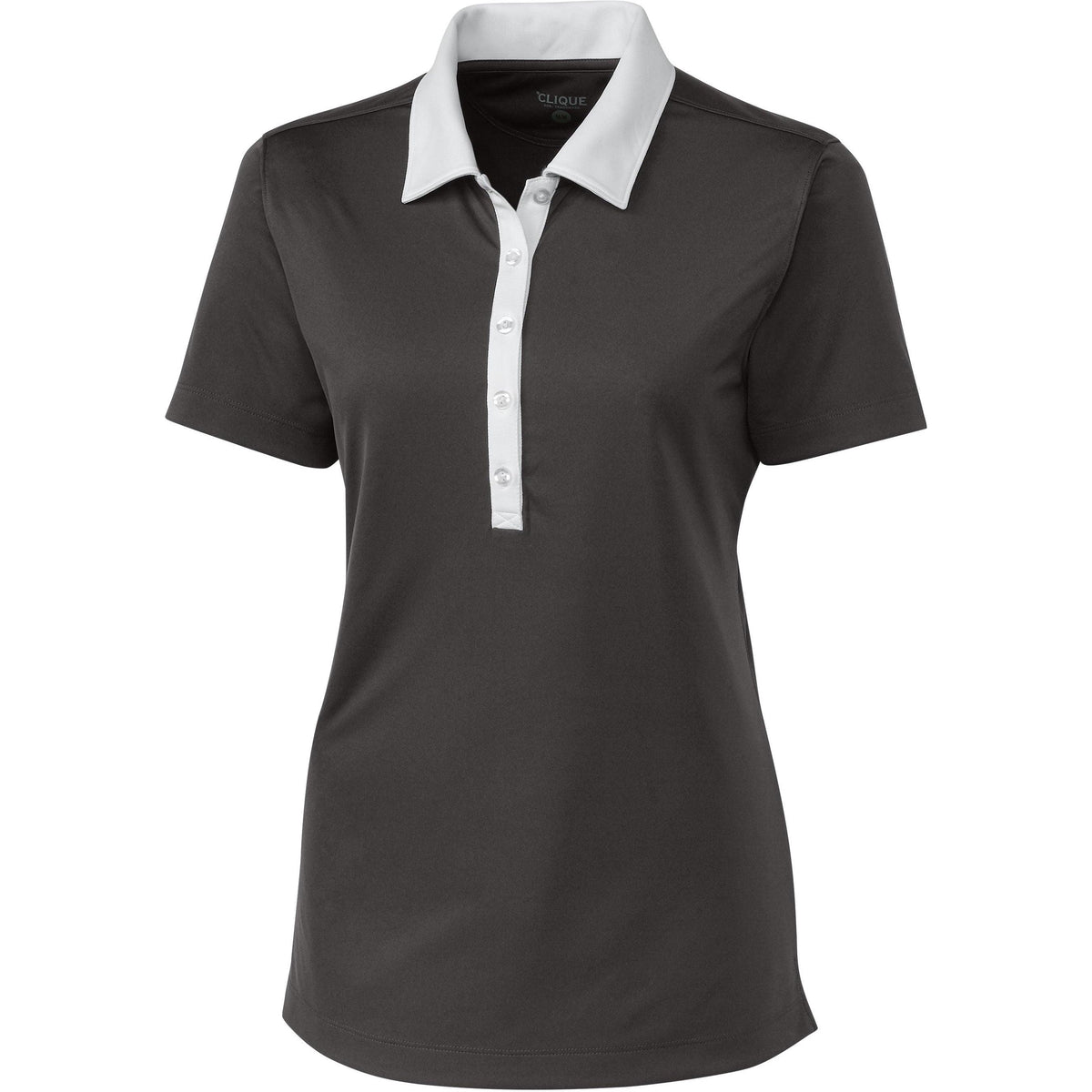 no-logo Clique Women's Parma Colorblock Polo-Ladies Polos-Clique-Titan/White-3XL-Thread Logic