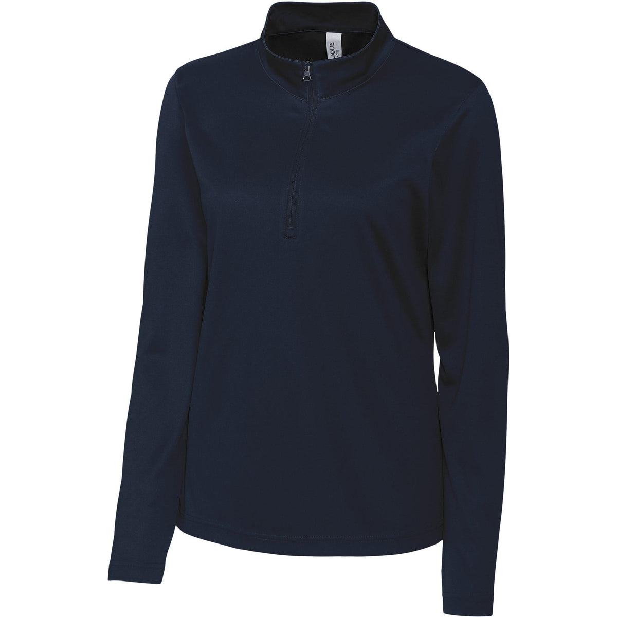 no-logo Clique Women's Spin Half Zip-Quarter Zips-Clique-Dark Navy-XS-Thread Logic