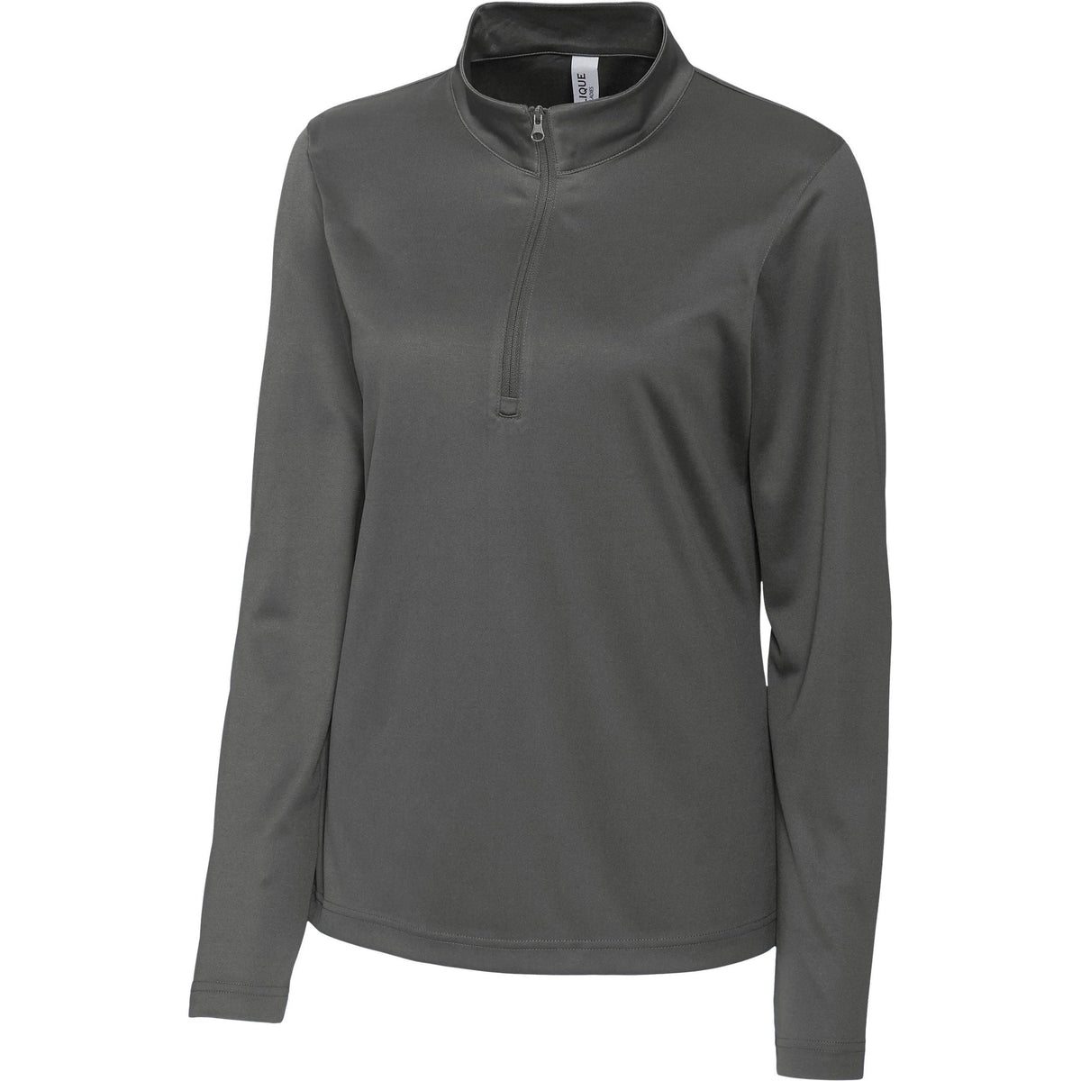 no-logo Clique Women's Spin Half Zip-Quarter Zips-Clique-Pure Slate-XS-Thread Logic