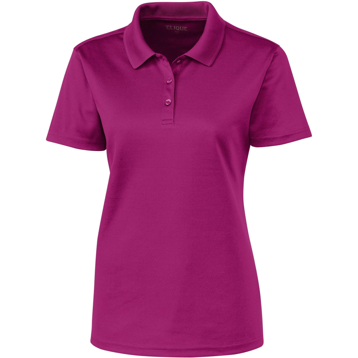 logo-left Clique Women's Spin Pique Polo-Ladies Polos-Clique-Gala Pink-XS-Thread Logic