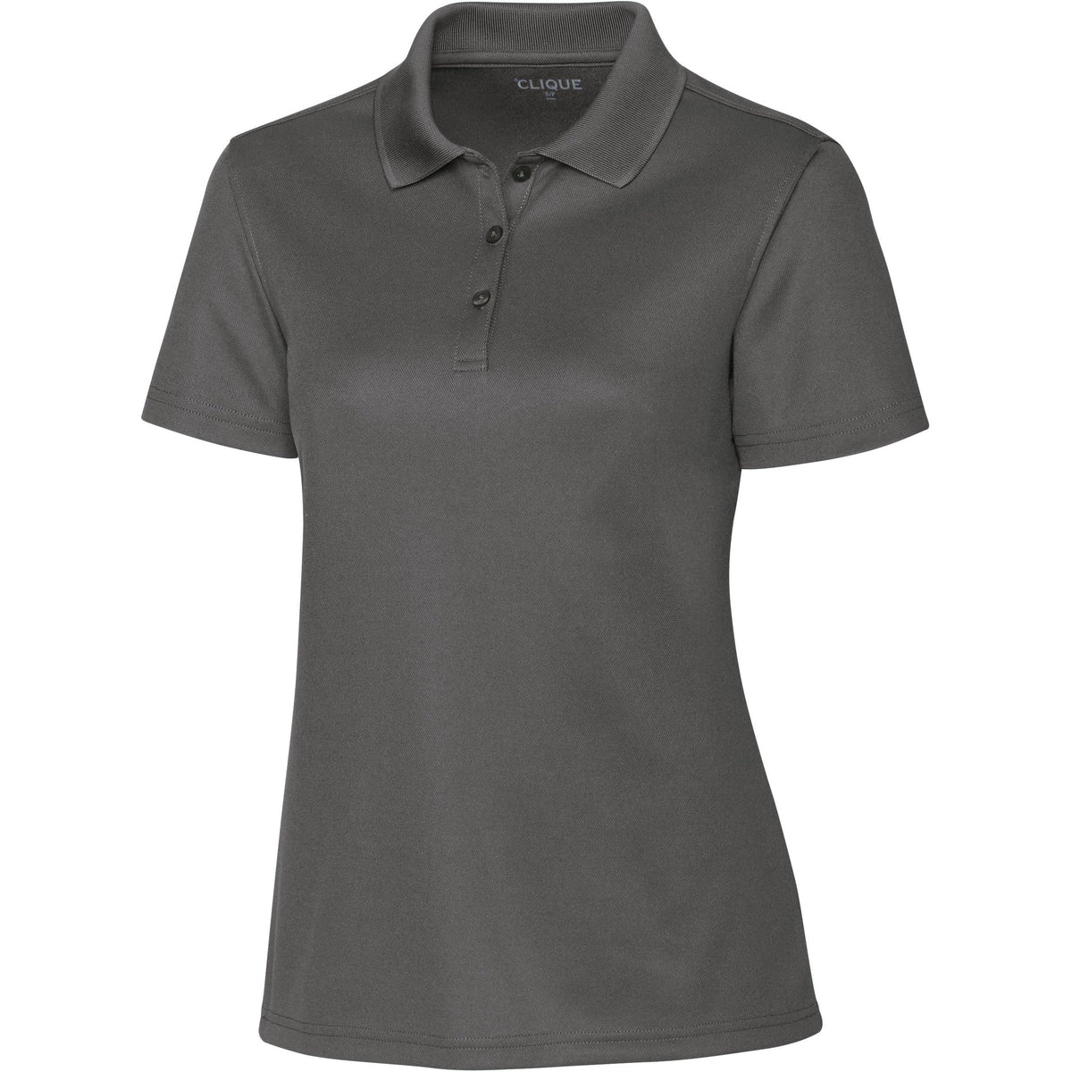 logo-left Clique Women's Spin Pique Polo-Ladies Polos-Clique-Pure Slate-XS-Thread Logic
