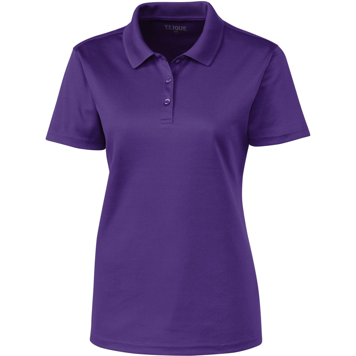 logo-left Clique Women's Spin Pique Polo-Ladies Polos-Clique-Royal Purple-XS-Thread Logic