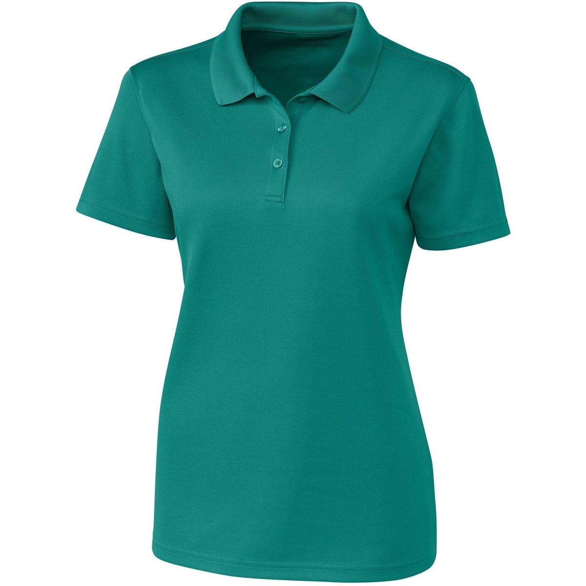 logo-left Clique Women's Spin Pique Polo-Ladies Polos-Clique-Teal Green-XS-Thread Logic