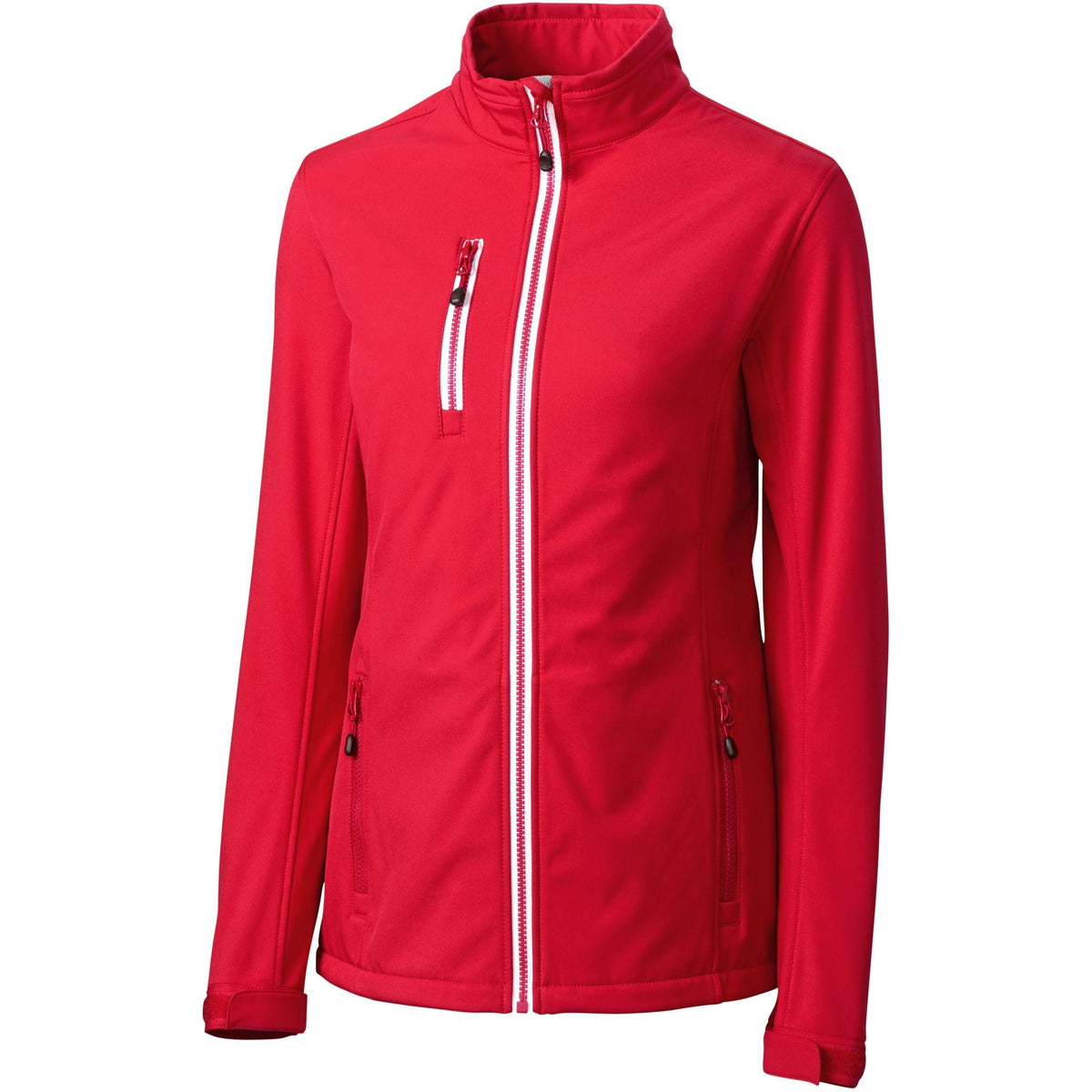no-logo Clique Women's Telemark Softshell-Ladies Jackets-Clique-Red-XS-Thread Logic