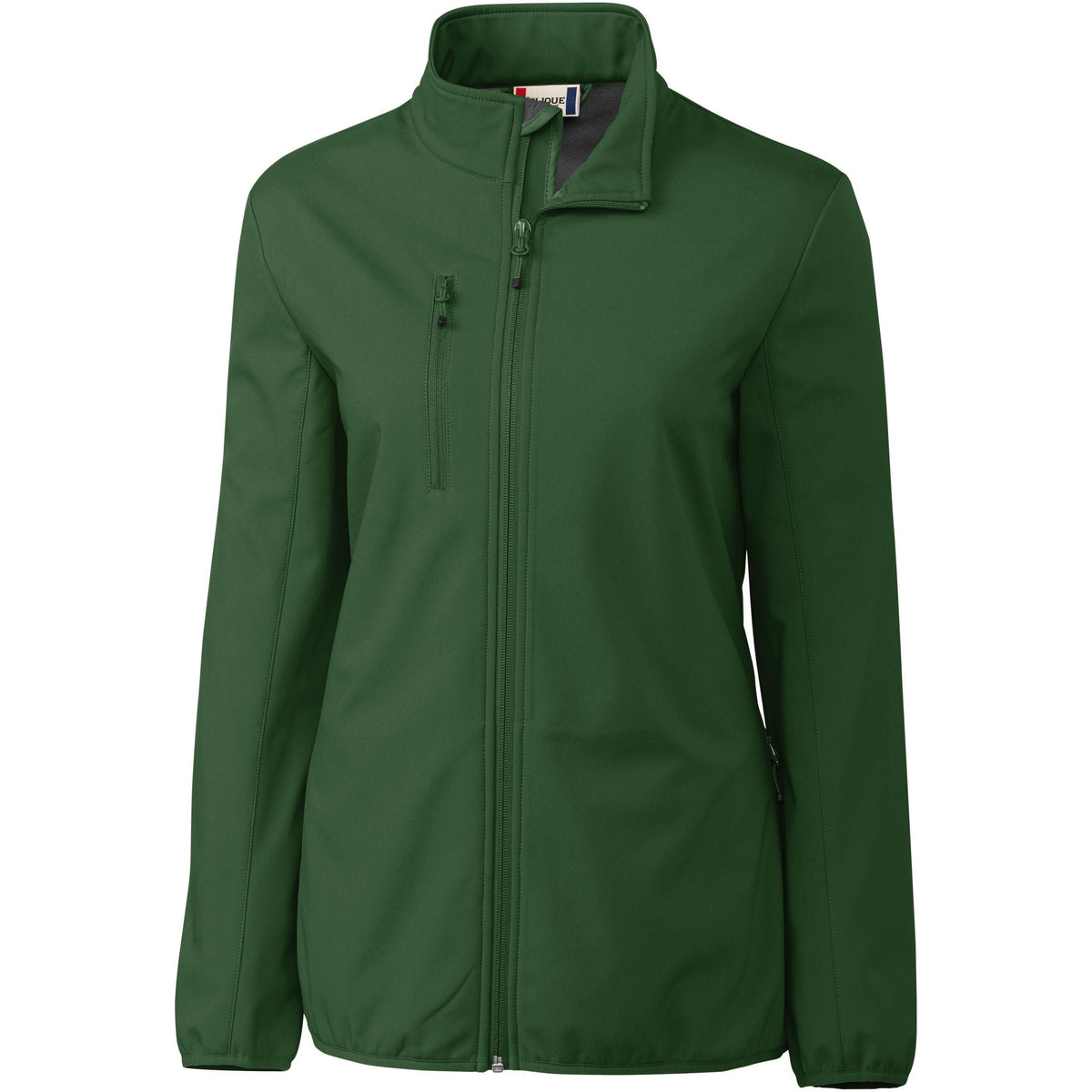 no-logo Clique Women's Trail Softshell-Ladies Jackets-Clique-Bottle Green-XS-Thread Logic