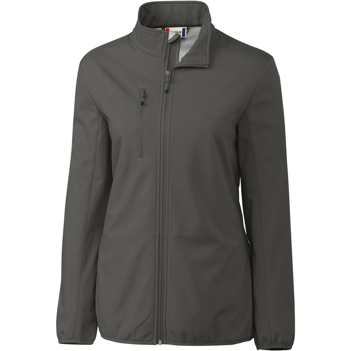 no-logo Clique Women's Trail Softshell-Ladies Jackets-Clique-Pure Slate-XS-Thread Logic