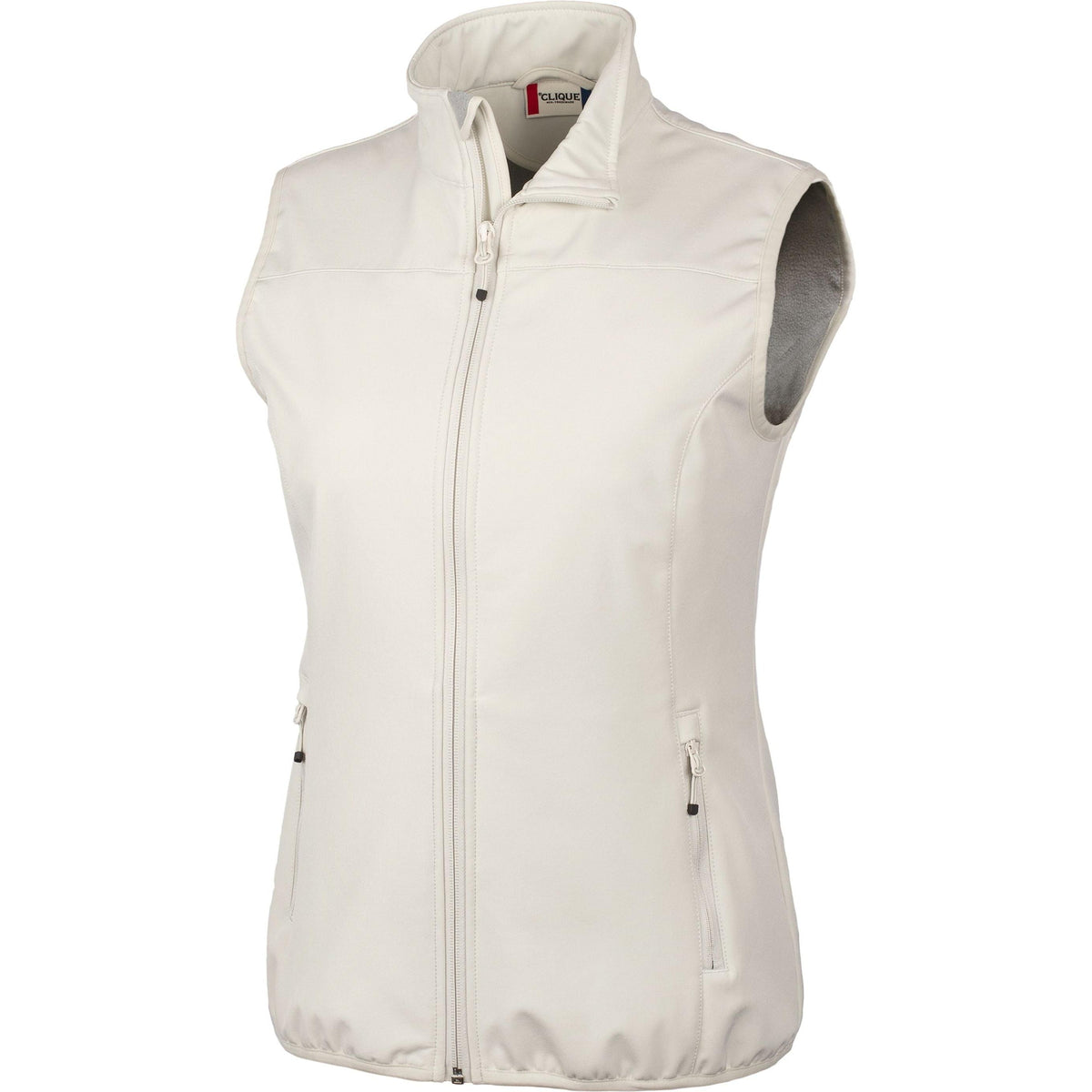 no-logo Clique Women's Trail Softshell Vest-Vests-Clique-Fog-XS-Thread Logic