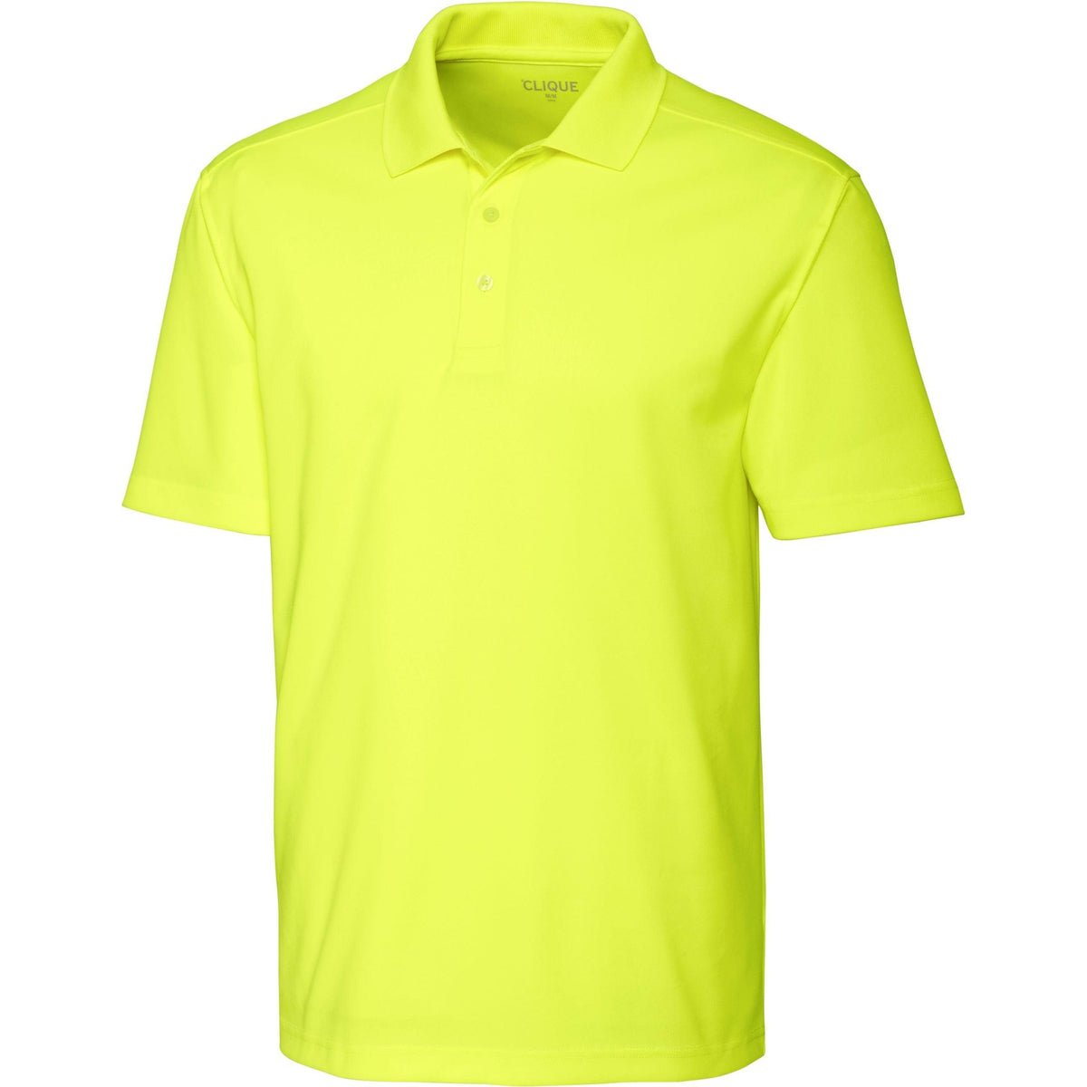 no-logo Clique Spin Pique Polo-Men's Polos-Clique-HiVis Yellow-S-Thread Logic