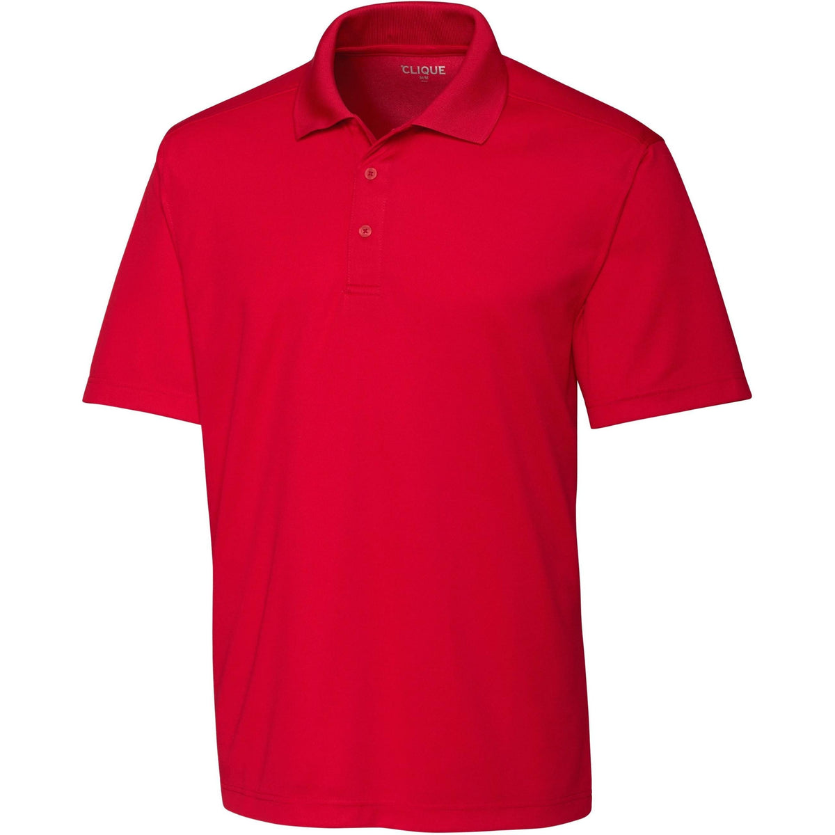 no-logo Clique Spin Pique Polo-Men's Polos-Clique-Red-S-Thread Logic