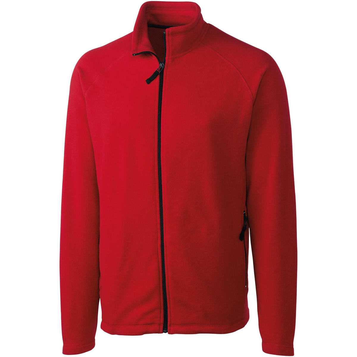 no-logo Clique Summit Full Zip Microfleece-Men's Jackets-Clique-Red-S-Thread Logic
