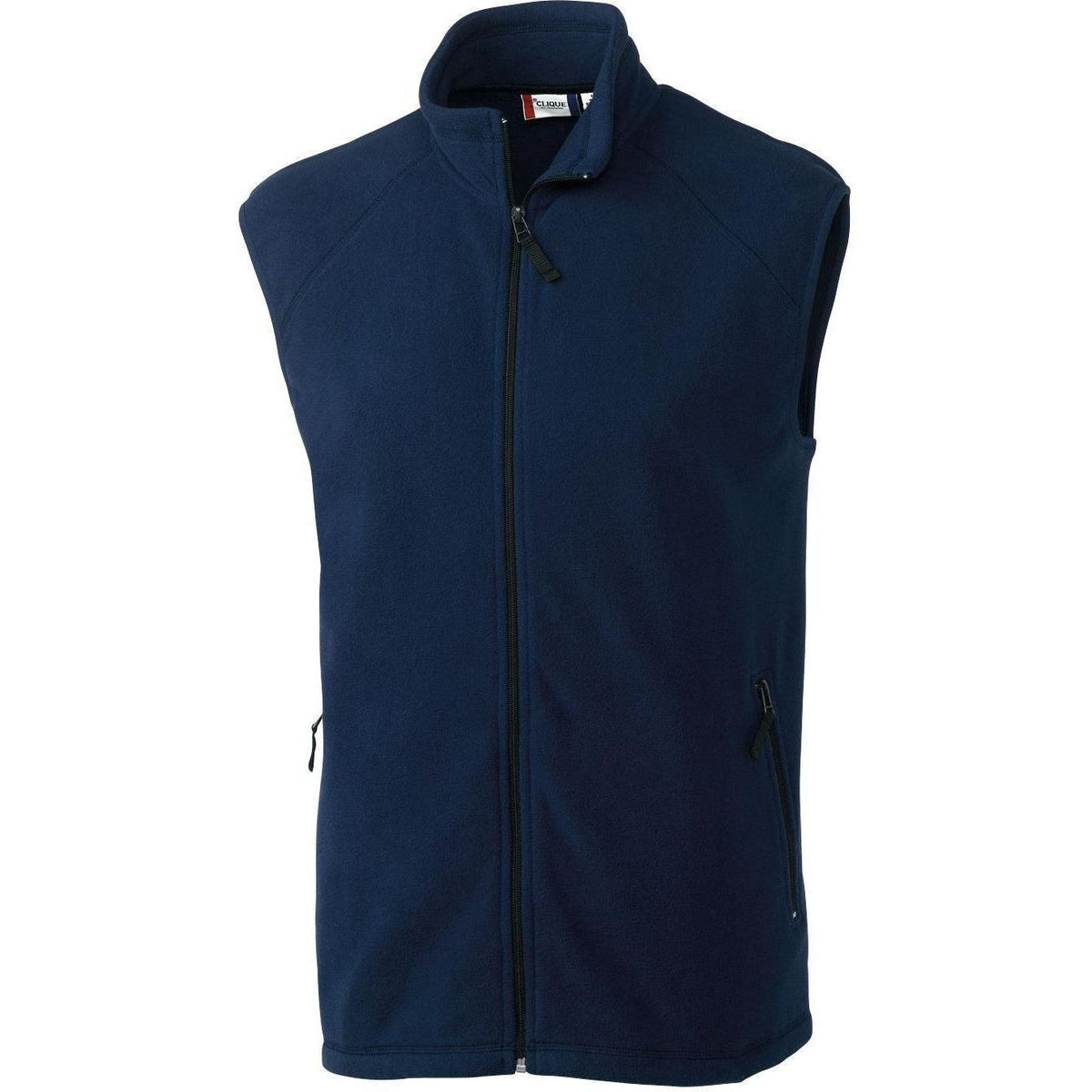 no-logo Clique Summit Full Zip Microfleece Vest-Vests-Clique-Navy-S-Thread Logic