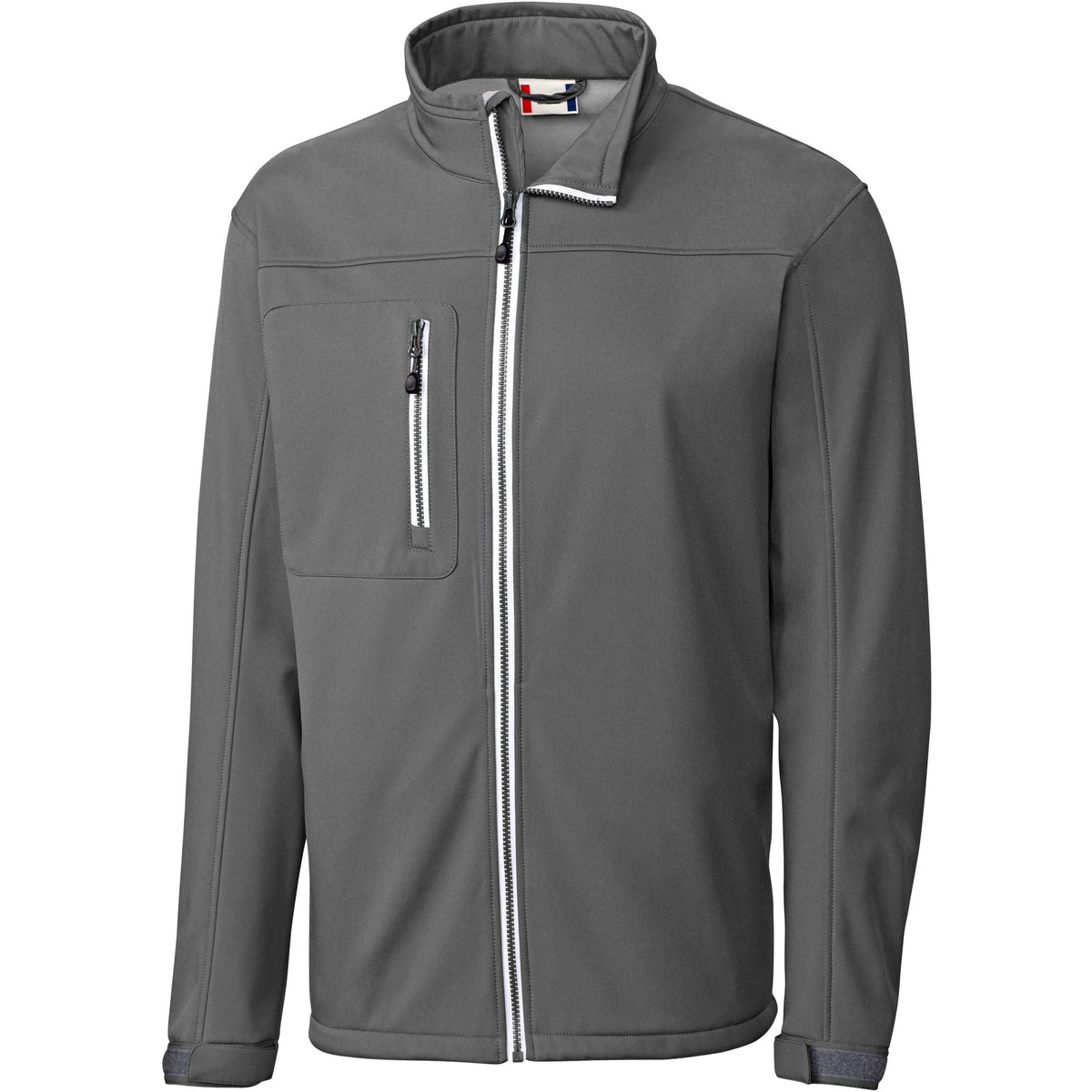 no-logo Clique Telemark Softshell-Men's Jackets-Clique-Pure Slate-S-Thread Logic