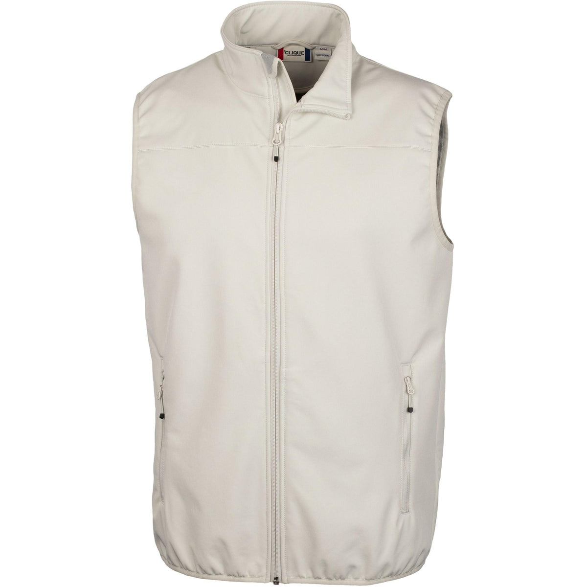 logo-left Clique Trail Softshell Vest-Vests-Clique-Fog-S-Thread Logic