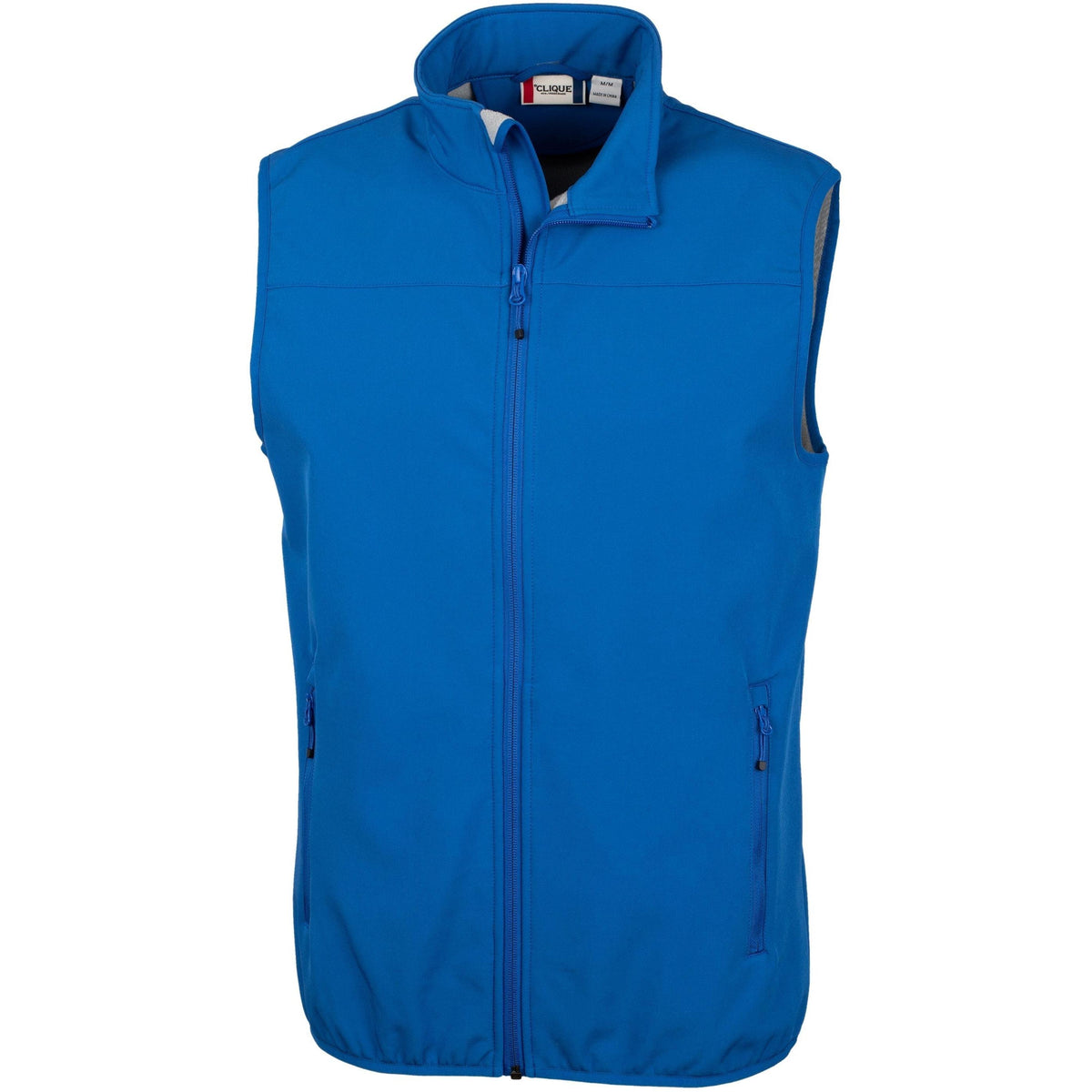 logo-left Clique Trail Softshell Vest-Vests-Clique-Royal Blue-S-Thread Logic